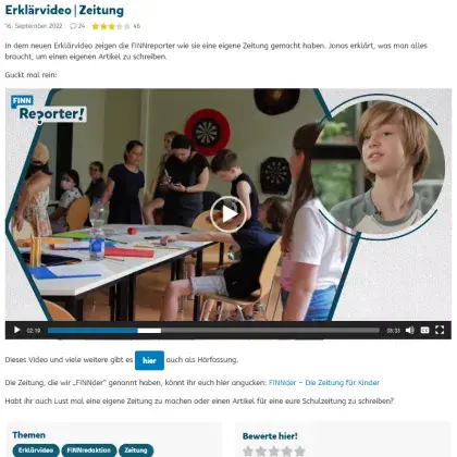 Screenshot Artikel