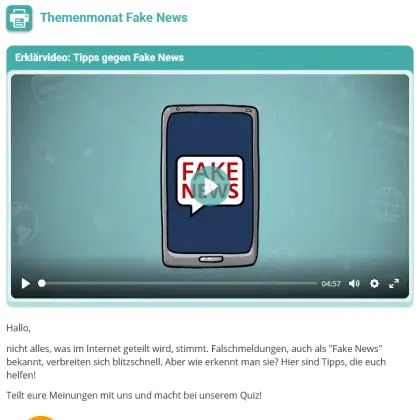 Fake News im Internet-ABC