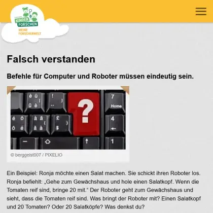 Man sieht eine Übersicht der Seite.